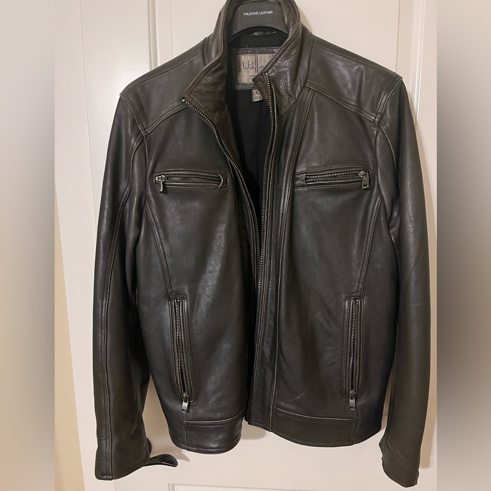 Wilson Leather Biker Jacket